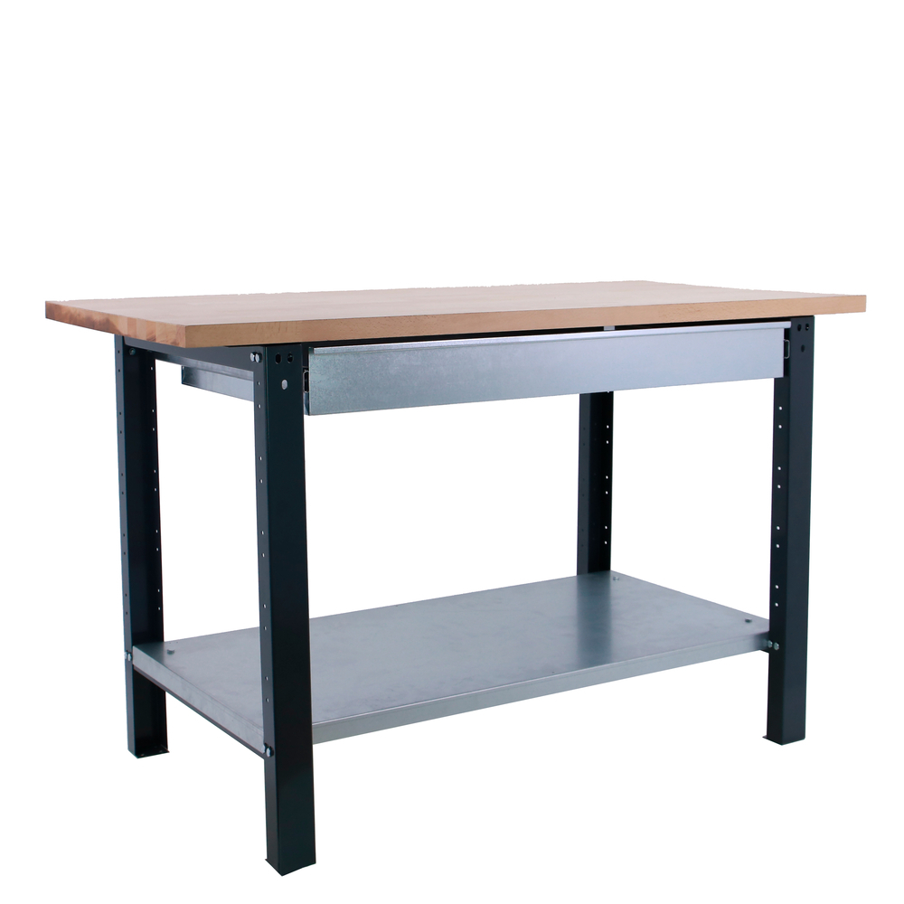 Kit établi Bricolage - 865x1800x750 - 1 niveau Anthracite - SIMON RACK - 8425437126338