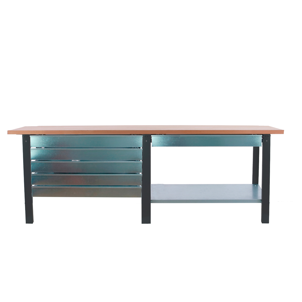Kit établi Bricolage - 865x2100x750 - 1 niveau Anthracite - SIMON RACK - 8425437126420