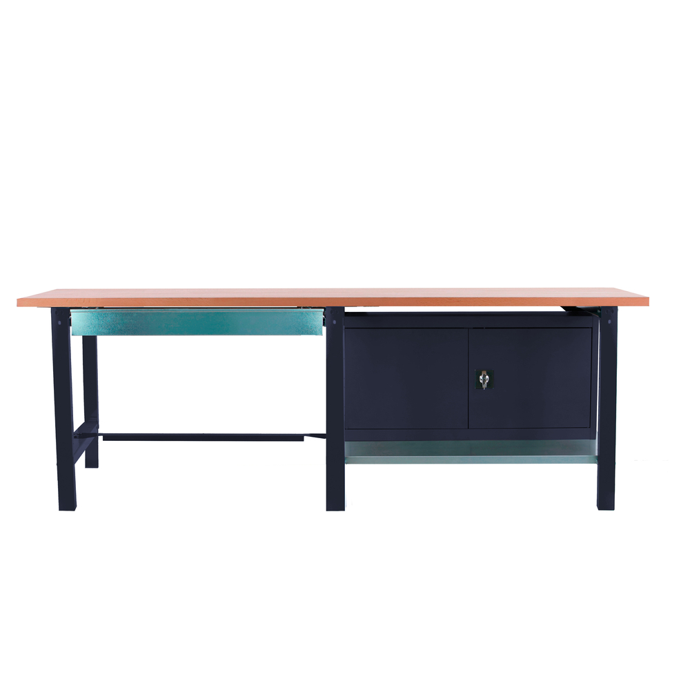 Kit établi Bricolage - 865x2100x750 - 1 niveau Anthracite - SIMON RACK - 8425437126444