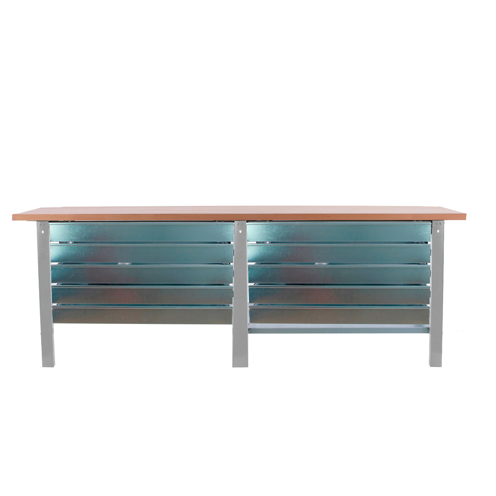 Kit établi Bricolage - 865x2600x750 - 1 niveau Gris - SIMON RACK - 8425437126567