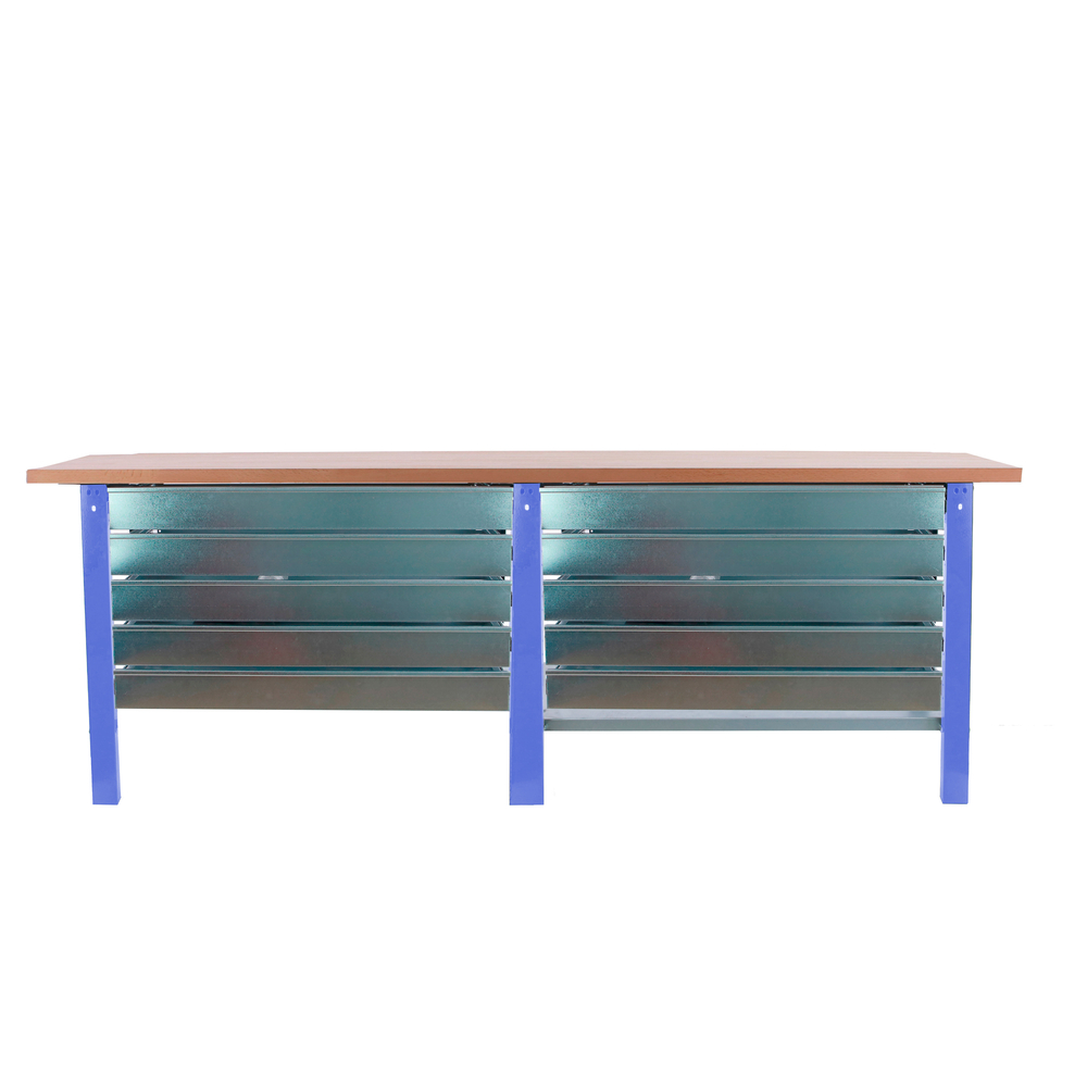 Kit établi Bricolage - 865x2600x750 - 1 niveau Bleu - SIMON RACK - 8425437126574