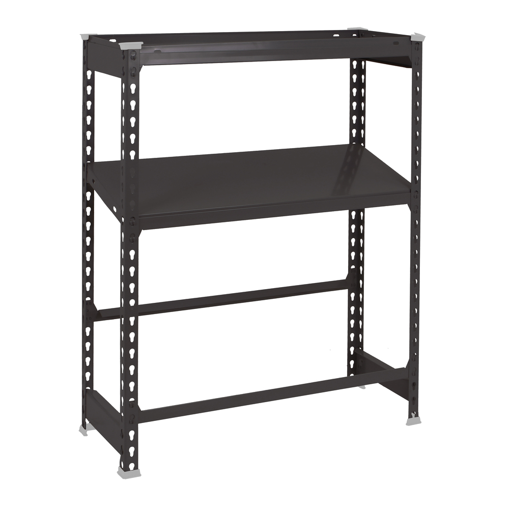 Rayonnage léger tri de bouteille sans vis 1000x800x300 - 3 niveaux Anthracite - SIMON RACK - 8425437129643