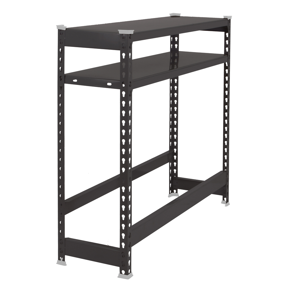 Rayonnage léger tri de bouteille sans vis 1000x1000x300 - 3 niveaux Anthracite - SIMON RACK - 8425437129650