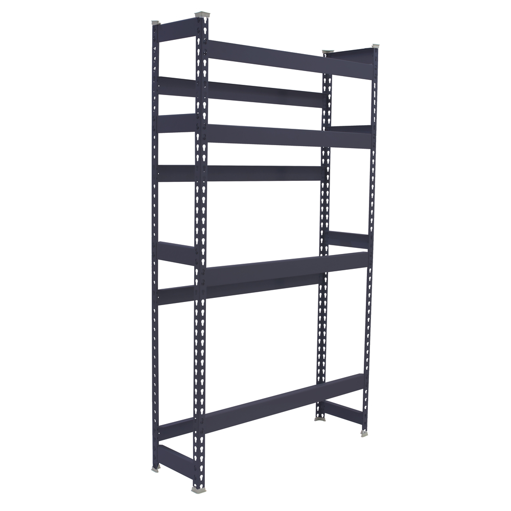Rayonnage léger tri de bouteille sans vis 2000x1000x300 - 4 niveaux Anthracite - SIMON RACK - 8425437129704