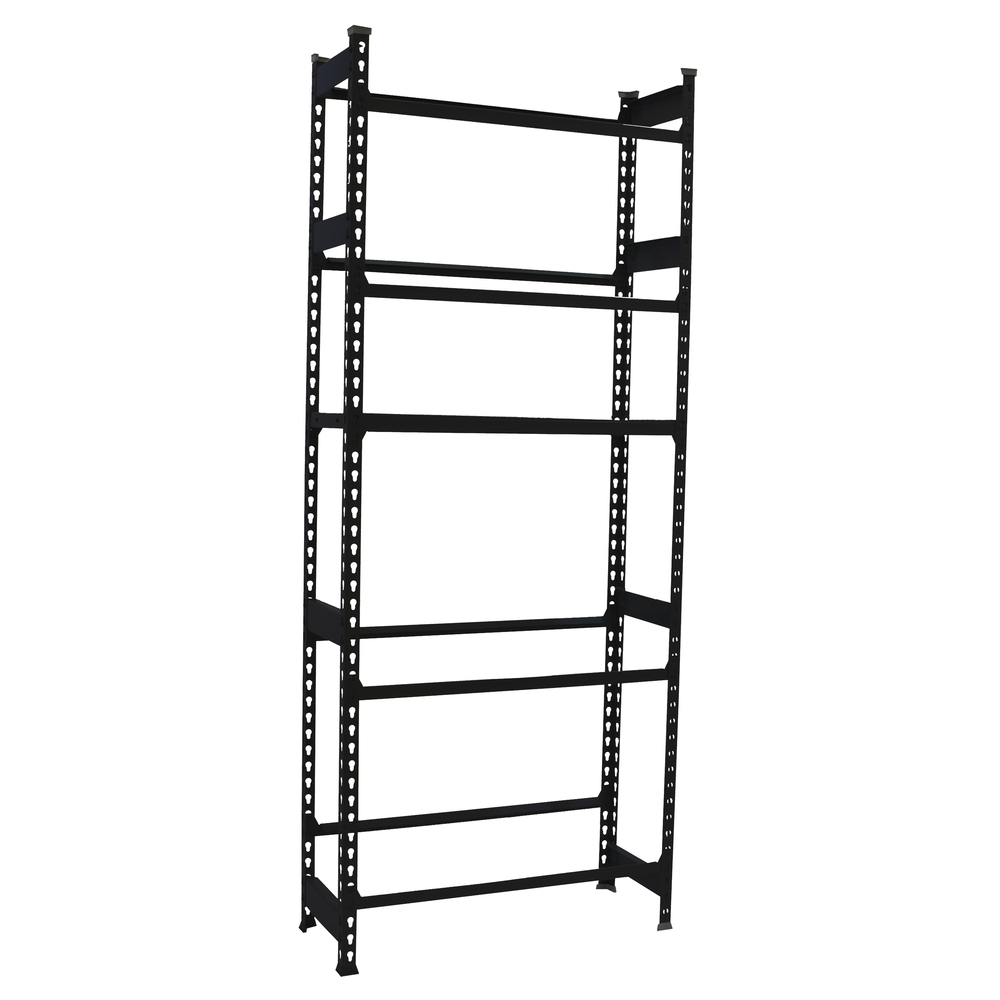 Rayonnage léger tri de bouteille sans vis 2000x800x300 - 5 niveaux Anthracite - SIMON RACK - 8425437129711