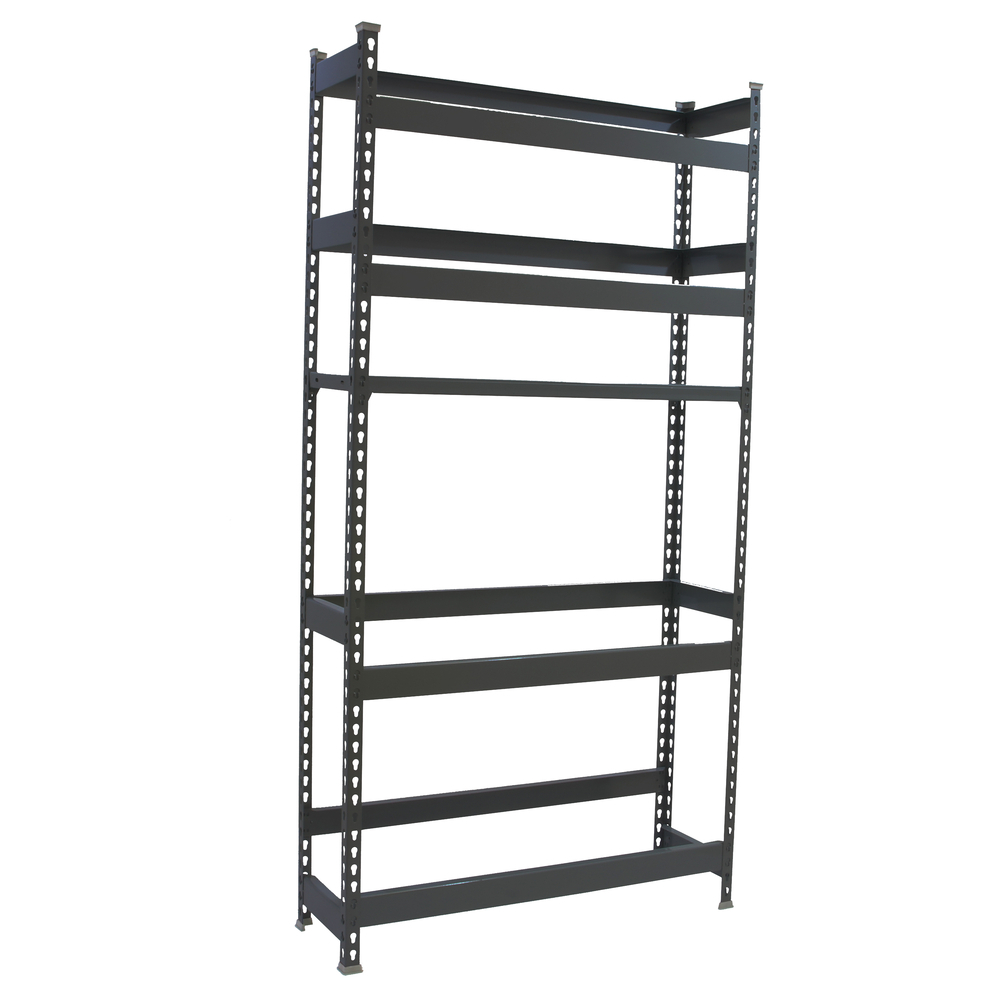 Rayonnage léger tri de bouteille sans vis 2000x1000x300 - 5 niveaux Anthracite - SIMON RACK - 8425437129728