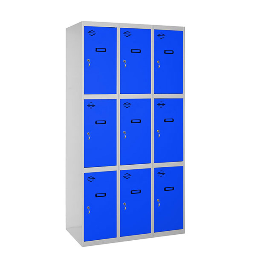 Vestiaire métallique 1800x900x500 - Gris/Bleu - SIMON RACK - 8425437130960