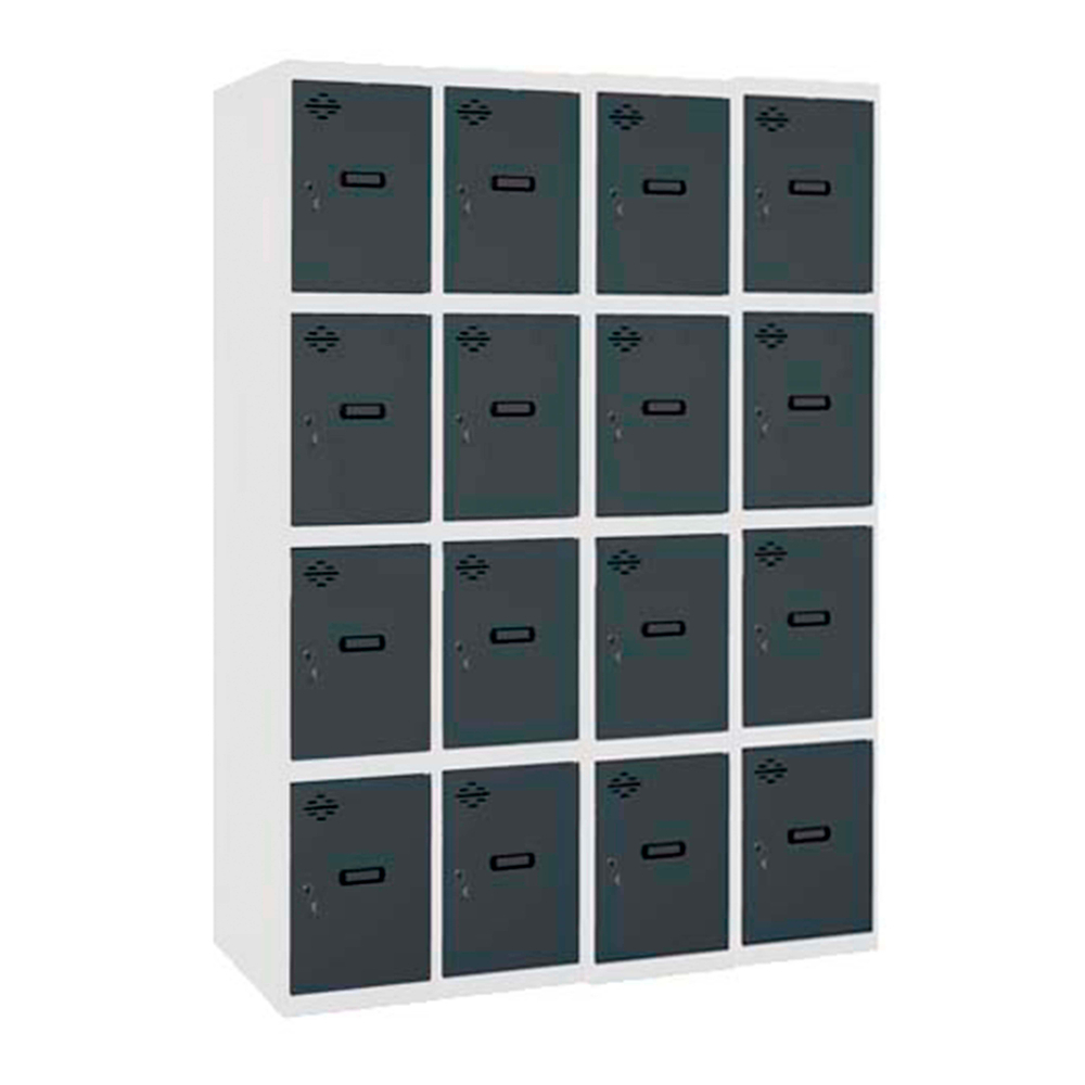 Vestiaire métallique 1800x1200x500 - Anthracite - SIMON RACK - 8425437135057
