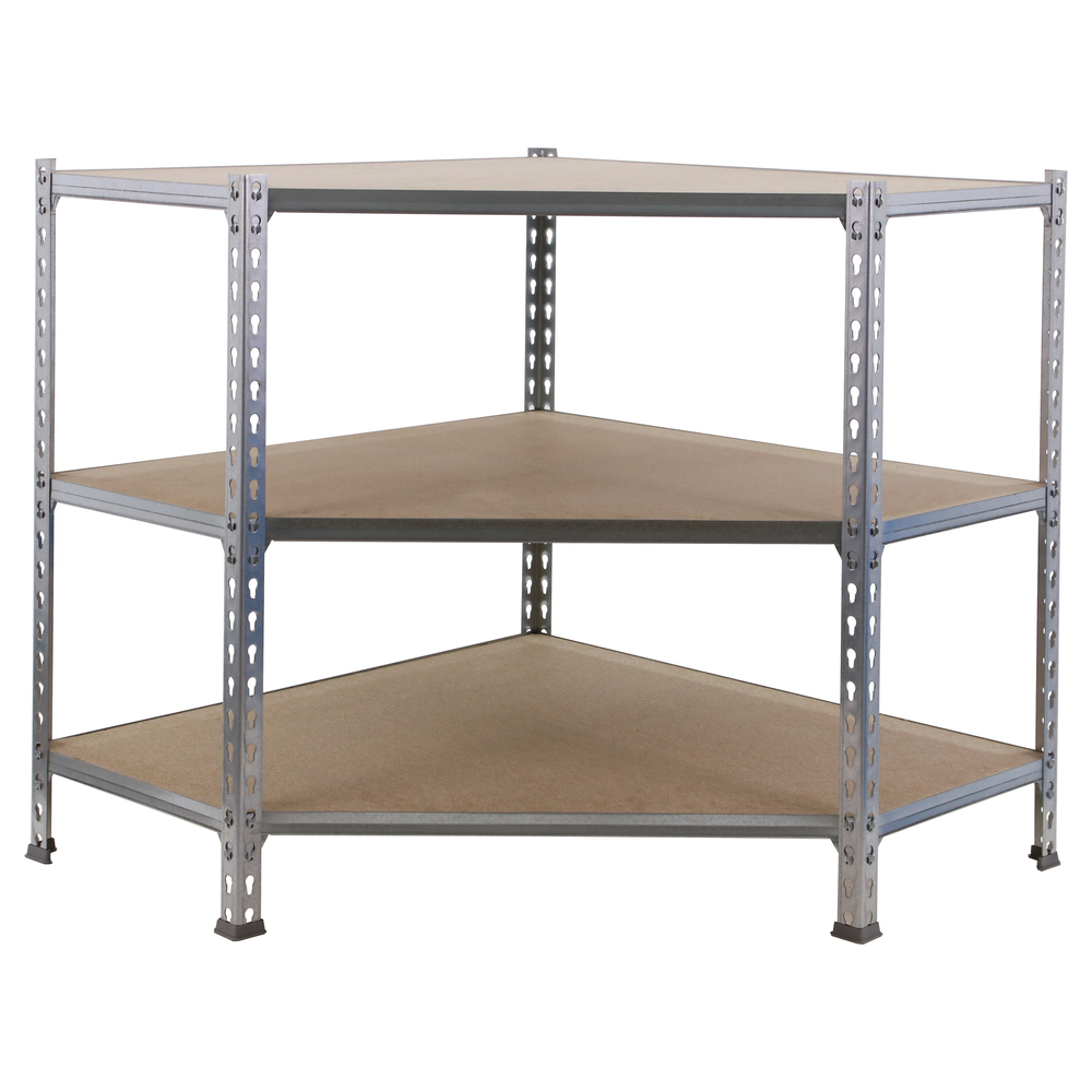 Étagère en kit charge légère sans vis 900x900x500 - 3 niveaux Bois - SIMON RACK - 8425437135170