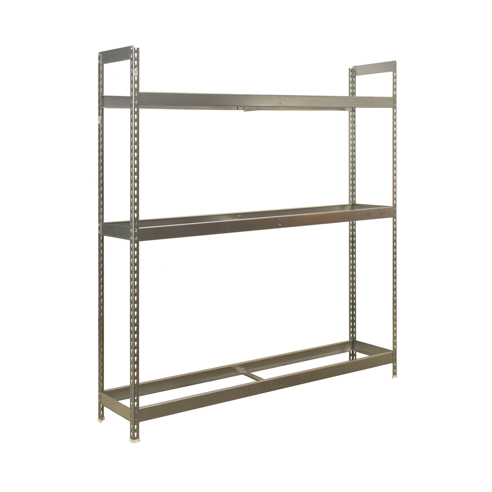 Rayonnage pour garage auto - 2000x1800x450 - 3 niveaux Galvanisé - SIMON RACK - 8425437135484