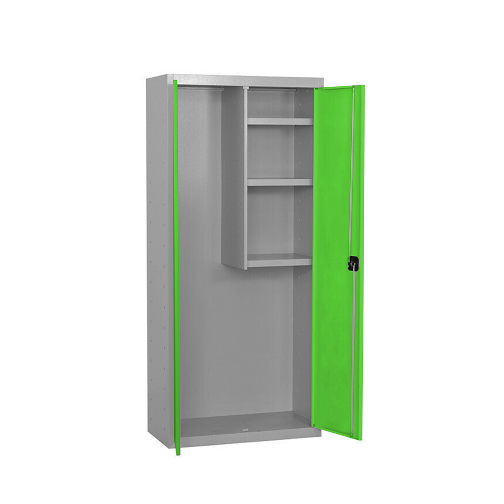 Vestiaire métallique 1800x800x400 - Gris/Vert - SIMON RACK - 8425437142673