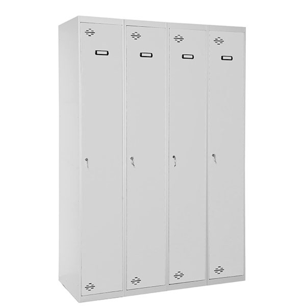 Vestiaire métallique monté 1800x1600x500 - Gris - SIMON RACK - 8425437144509