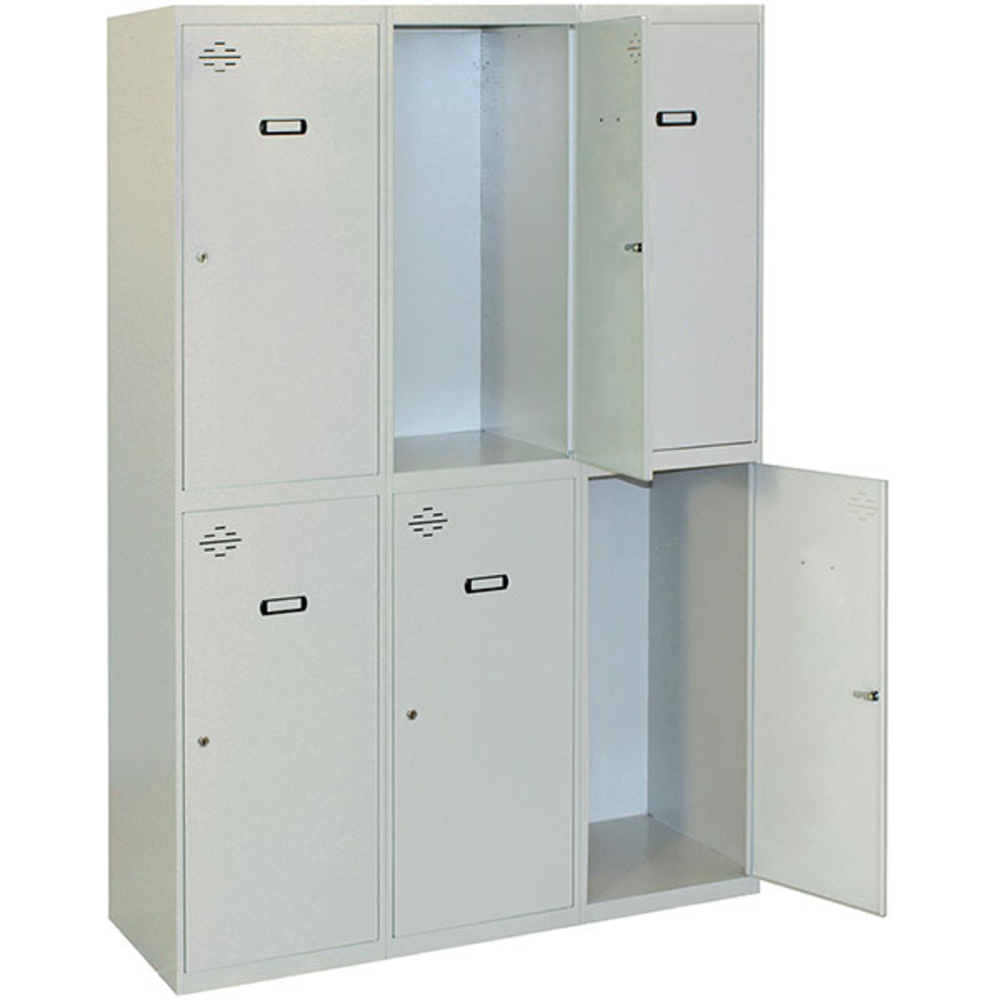 Vestiaire métallique monté 1800x900x500 - Gris - SIMON RACK - 8425437144523