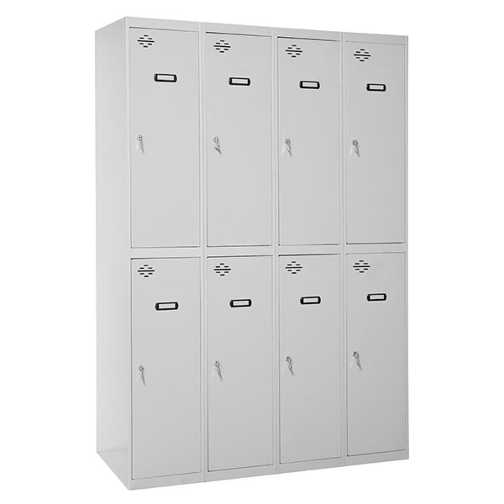 Vestiaire métallique monté 1800x1200x500 - Gris - SIMON RACK - 8425437144530