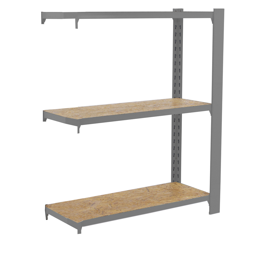 Rayonnage de bureau charge légère sans vis 1000x900x300 - 3 niveaux Gris - SIMON RACK - 8425437147791