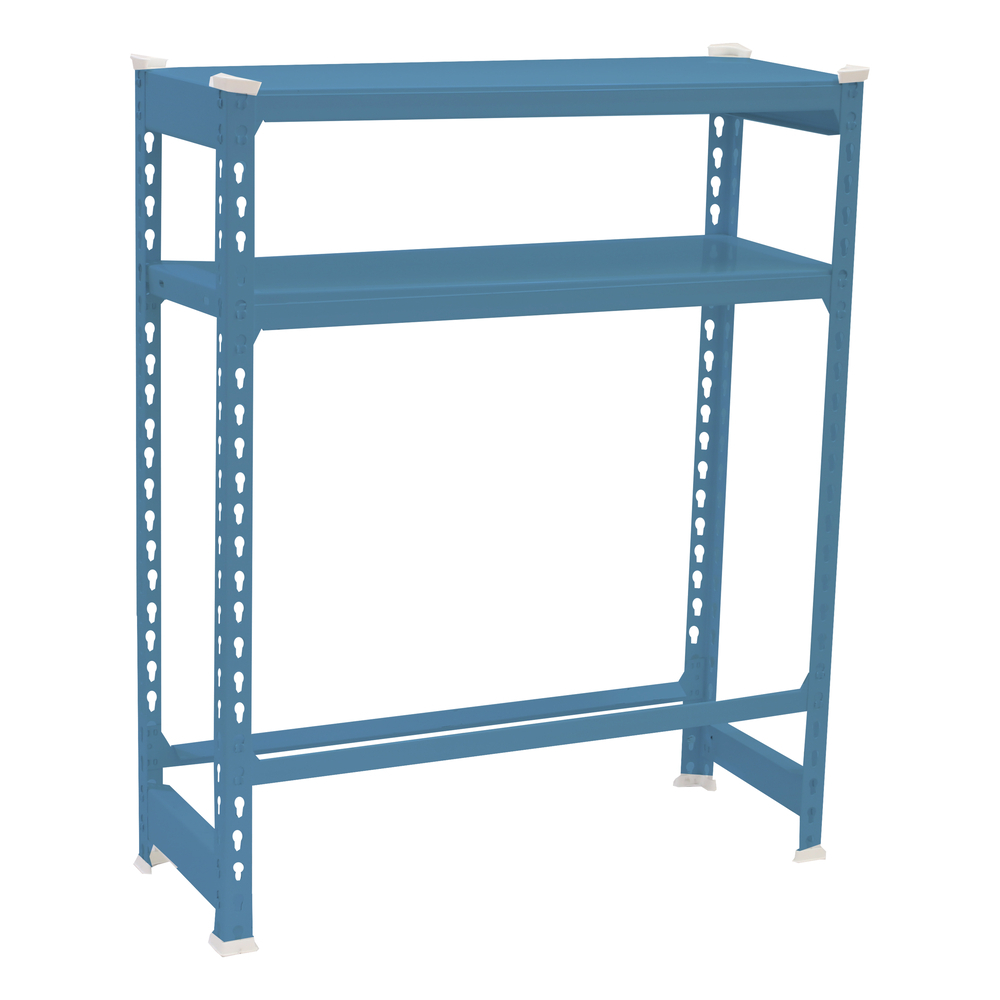 Rayonnage léger tri de bouteille sans vis 1000x800x300 - 3 niveaux Bleu - SIMON RACK - 8425437147913