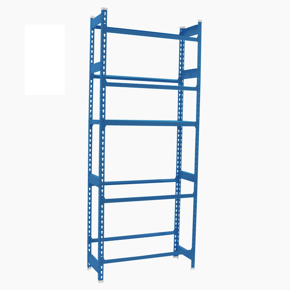 Rayonnage léger tri de bouteille sans vis 2000x800x300 - 5 niveaux Bleu - SIMON RACK - 8425437147951