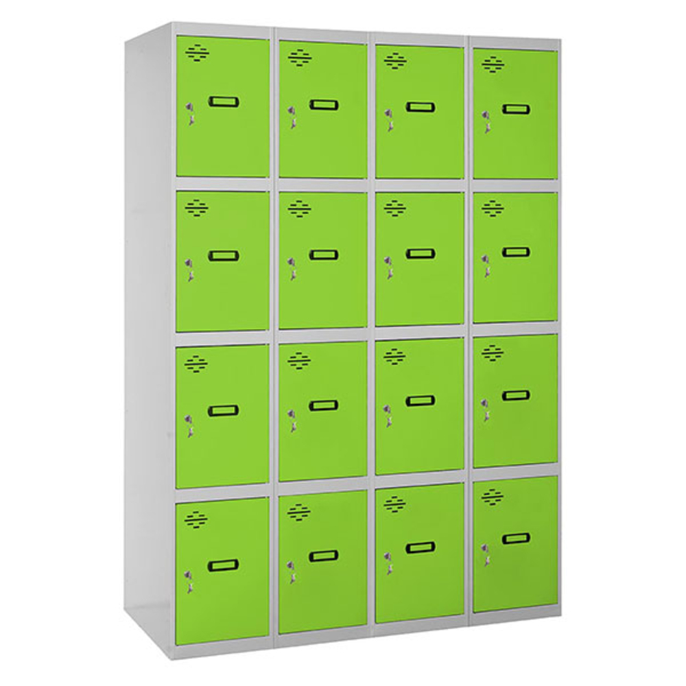 Vestiaire métallique 1800x1600x500 - Gris/Vert - SIMON RACK - 8425437148712