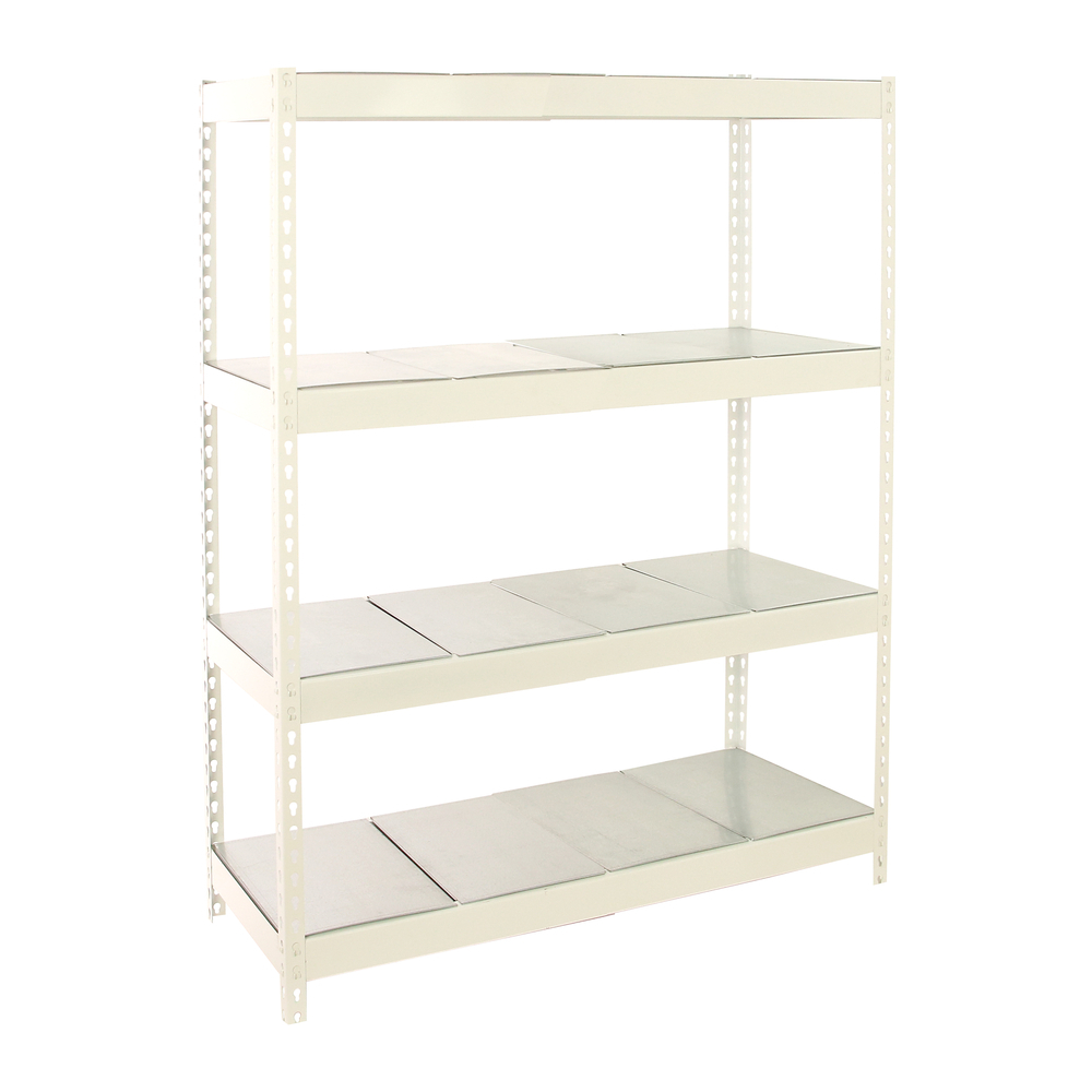 Étagère charge moyenne 400kg - 2000x1200x450 - 4 niveaux Blanc - SIMON RACK - 8425437150265