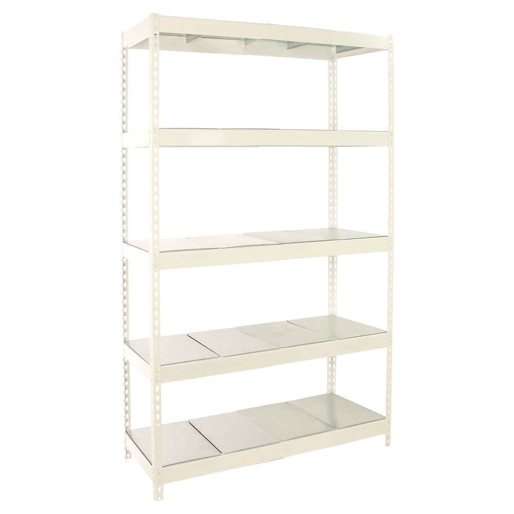 Étagère charge moyenne 400kg - 2000x1200x600 - 5 niveaux Blanc - SIMON RACK - 8425437150463