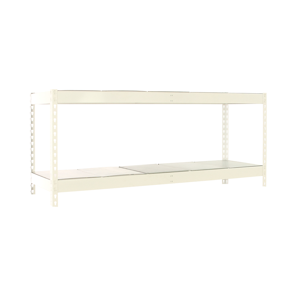 Étagère charge moyenne 400kg - 900x1500x750 - 2 niveaux Blanc - SIMON RACK - 8425437150937
