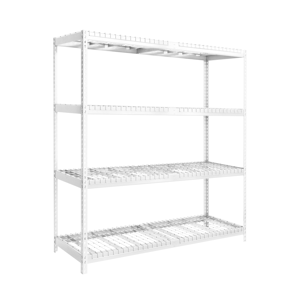 Étagère charge moyenne 400kg - 2000x1800x600 - 4 niveaux Blanc - SIMON RACK - 8425437151248