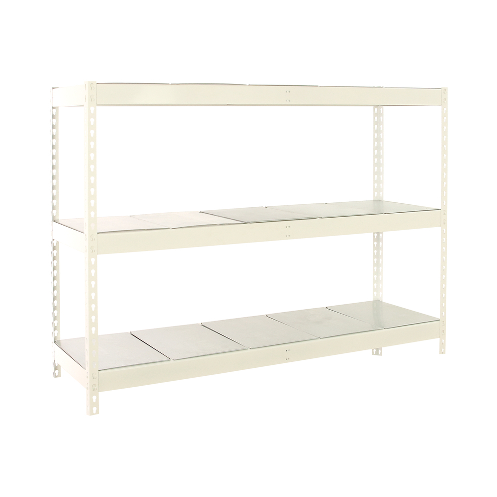 Étagère charge moyenne 500 à 600kg - 2000x1800x450 - 3 niveaux Blanc - SIMON RACK - 8425437152535