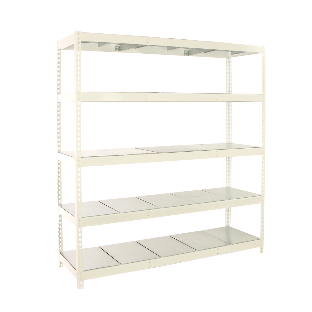 Étagère charge moyenne 500 à 600kg - 2000x2400x900 - 5 niveaux Blanc - SIMON RACK - 8425437153587