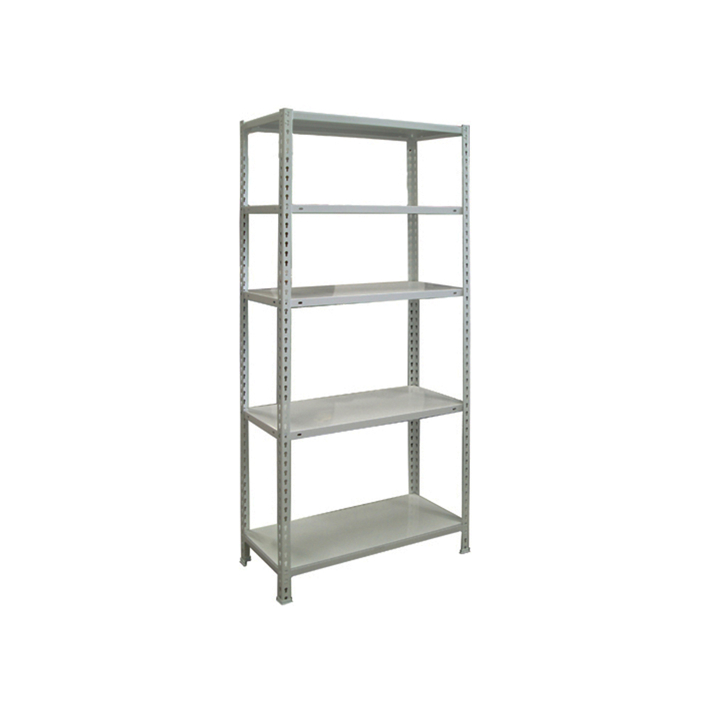 Étagère en kit charge légère sans vis 1800x900x300 - 5 niveaux Gris - SIMON RACK - 8435104907658