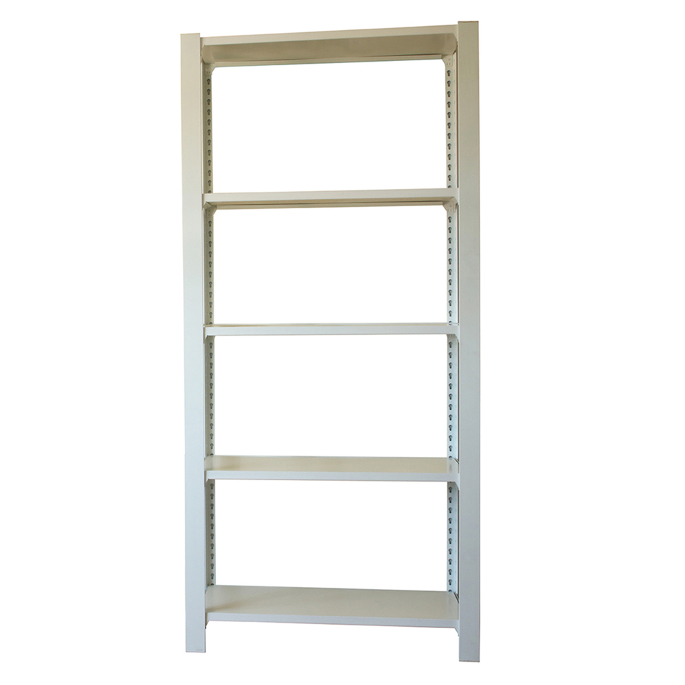 Rayonnage de bureau charge légère sans vis 2100x900x300 - 5 niveaux Blanc - SIMON RACK - 8435104914267