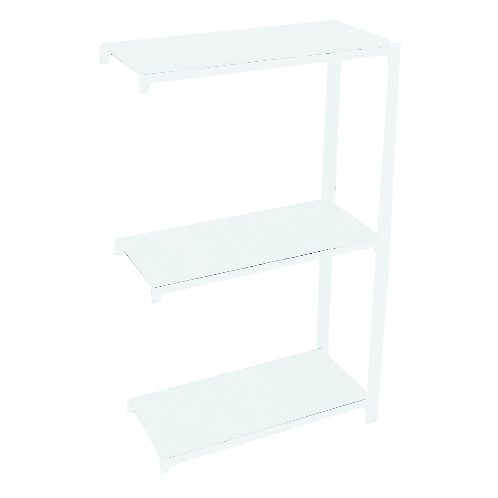 Rayonnage de bureau charge légère sans vis 1000x900x400 - 3 niveaux Blanc - SIMON RACK - 8435104914335