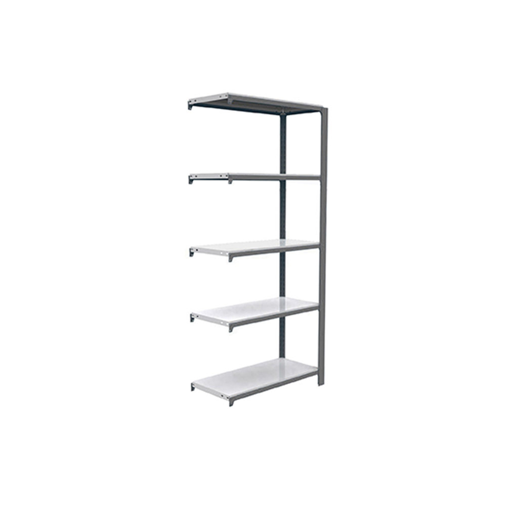 Rayonnage de bureau charge légère sans vis 2100x900x300 - 5 niveaux Gris/Blanc - SIMON RACK - 8435104916216