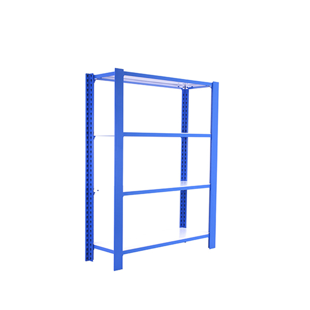Rayonnage de bureau charge légère sans vis 1500x900x300 - 4 niveaux Bleu/Blanc - SIMON RACK - 8435104916407