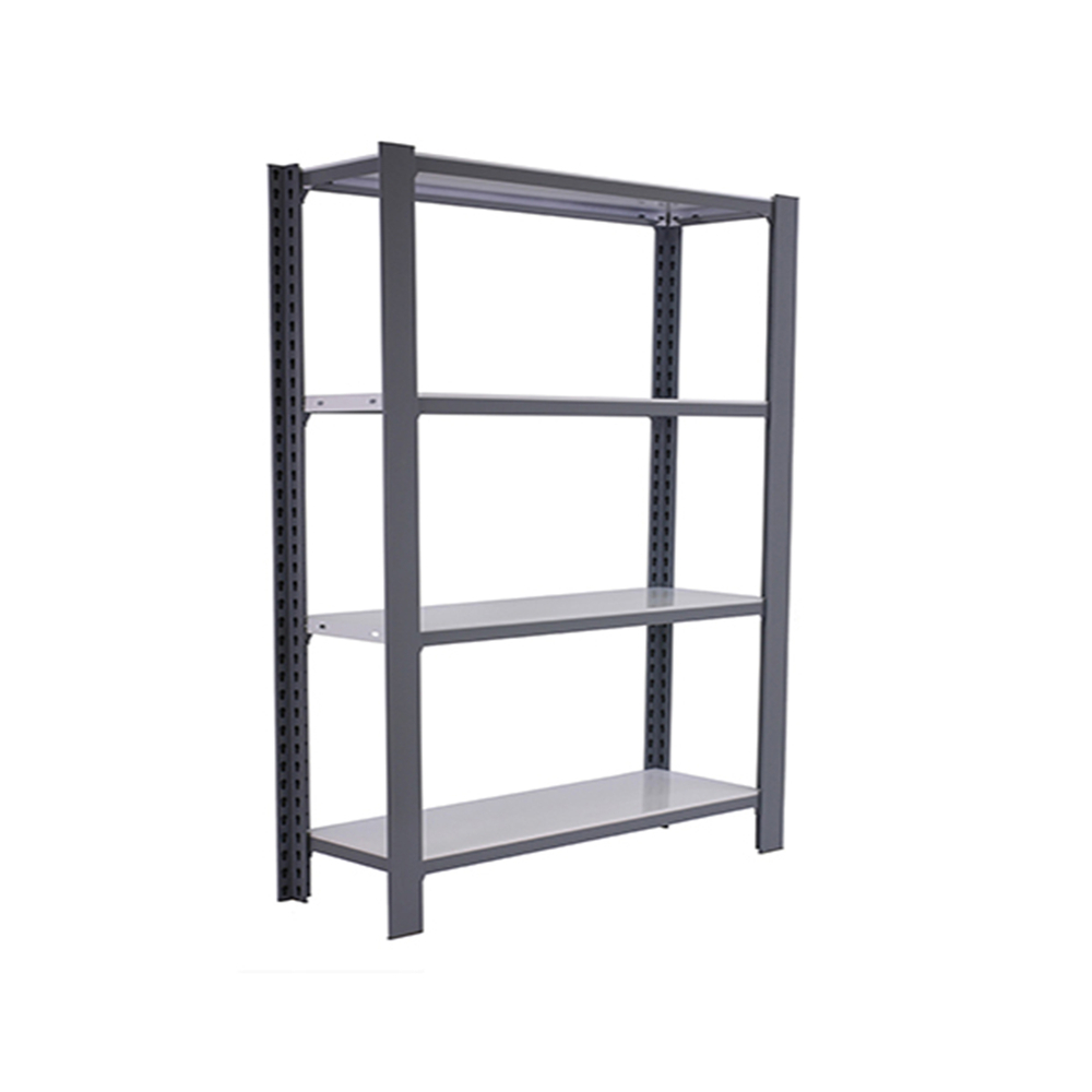 Rayonnage de bureau charge légère sans vis 1500x900x300 - 4 niveaux Gris/Blanc - SIMON RACK - 8435104916421