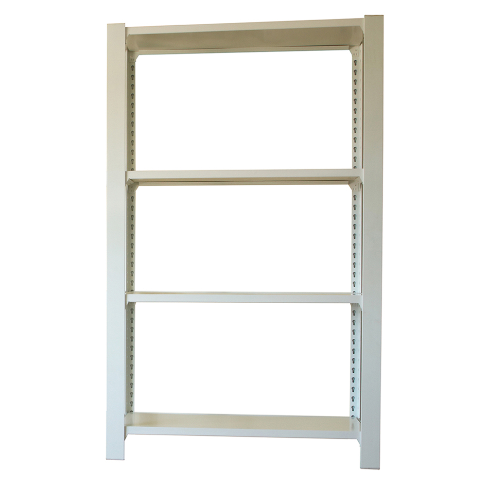 Rayonnage de bureau charge légère sans vis 1500x900x300 - 4 niveaux Gris - SIMON RACK - 8435104916469