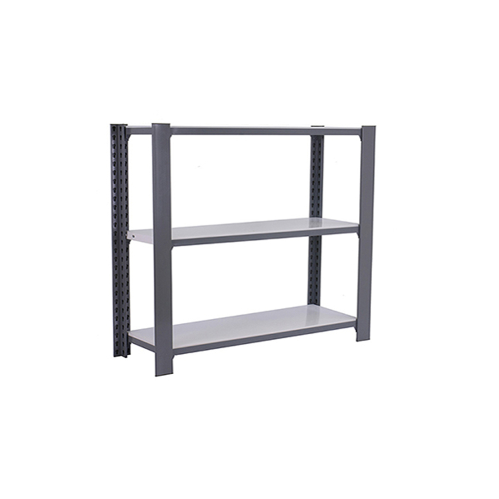 Rayonnage de bureau charge légère sans vis 1000x900x300 - 3 niveaux Gris/Blanc - SIMON RACK - 8435104916704