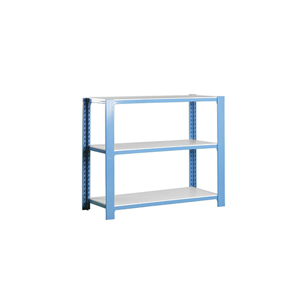 Rayonnage de bureau charge légère sans vis 1000x900x400 - 3 niveaux Bleu/Blanc - SIMON RACK - 8435104916827