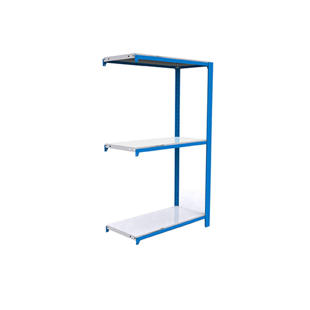 Rayonnage de bureau charge légère sans vis 1000x900x400 - 3 niveaux Bleu/Blanc - SIMON RACK - 8435104916896