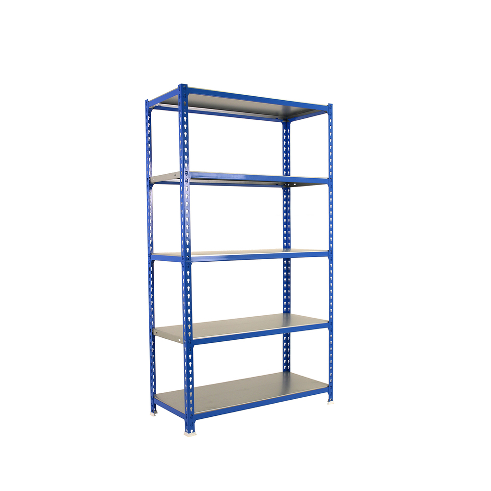 Rayonnage métallique léger sans vis 2000x1000x500 - 5 niveaux Bleu - SIMON RACK - 8435104926413