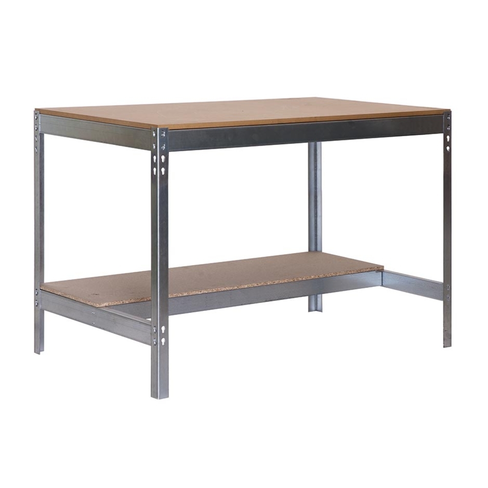Kit établi Bricolage - 842x910x610 - 2 niveaux Bois - SIMON RACK - 8435104929049