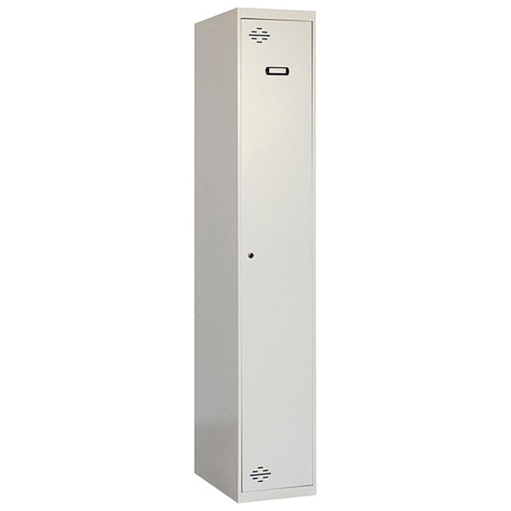 Vestiaire métallique monté 1800x300x500 - 1 niveau Gris - SIMON RACK - 8435104934982