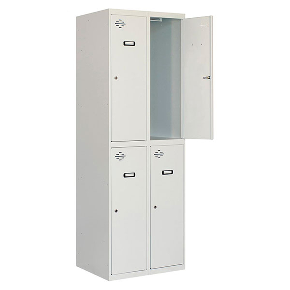Vestiaire métallique monté 1800x800x500 - Gris - SIMON RACK - 8435104935088
