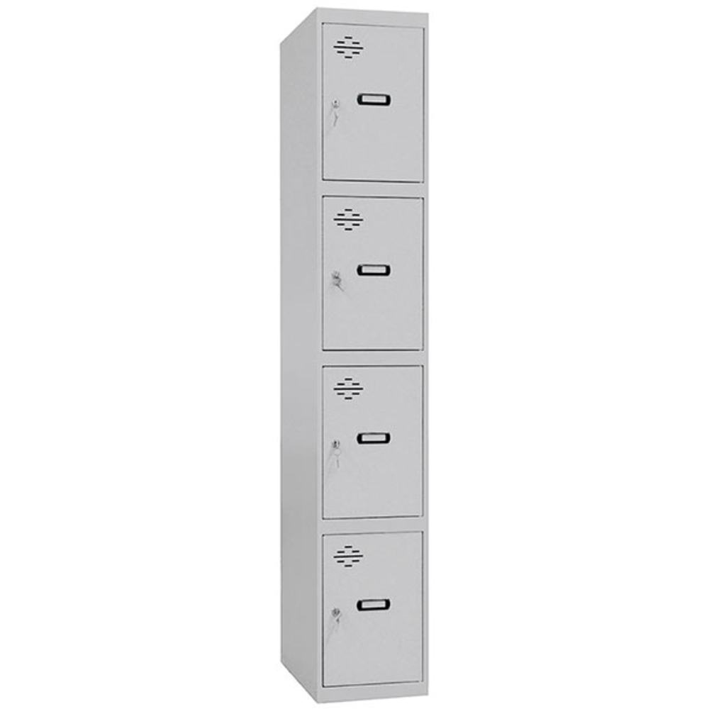 Vestiaire métallique monté 1800x400x500 - Gris - SIMON RACK - 8435104935200