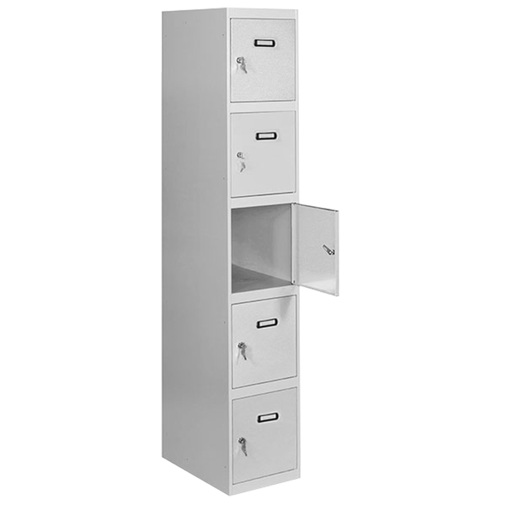Vestiaire métallique monté 1800x300x500 - Gris - SIMON RACK - 8435104935262