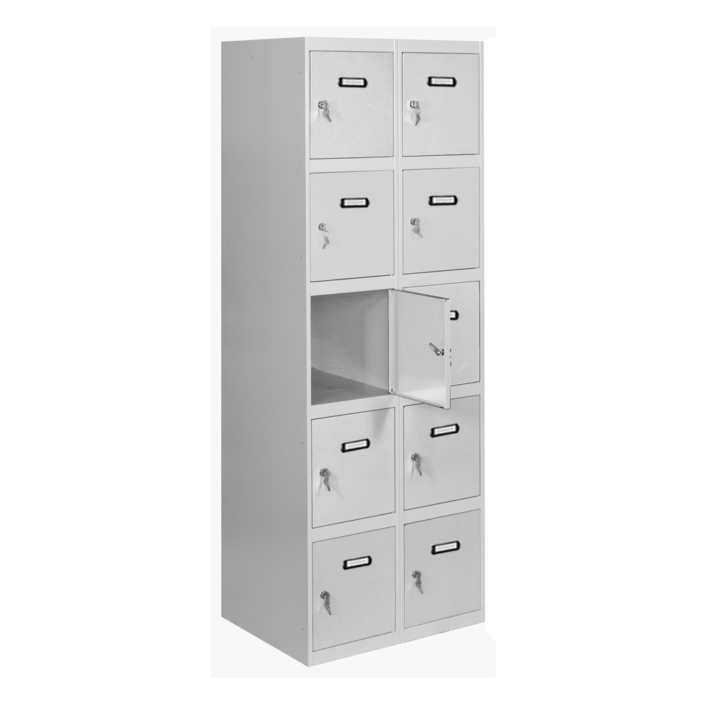 Vestiaire métallique monté 1800x800x500 - Gris - SIMON RACK - 8435104935293