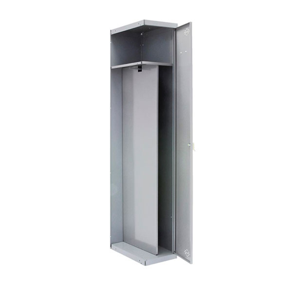 Vestiaire métallique 1800x400x500 - 1 niveau Gris - SIMON RACK - 8435104936283