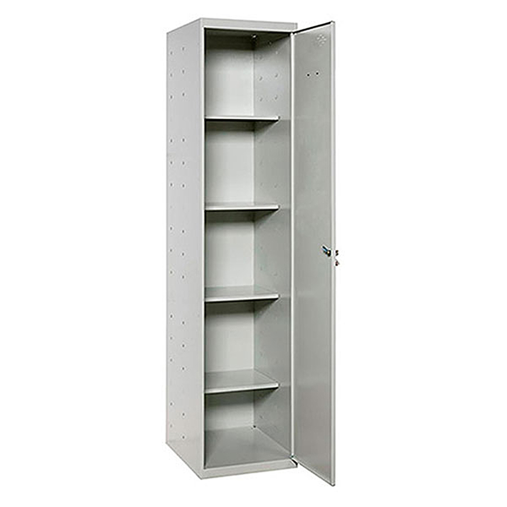 Vestiaire métallique 1800x400x400 - 4 niveaux Gris - SIMON RACK - 8435104936429