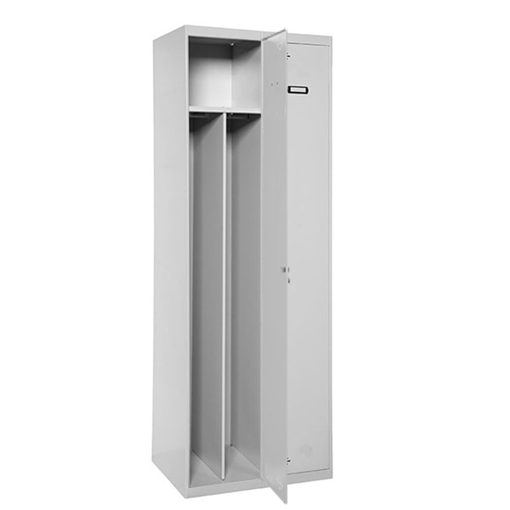 Vestiaire métallique monté 1800x800x500 - 1 niveau Gris - SIMON RACK - 8435104938027