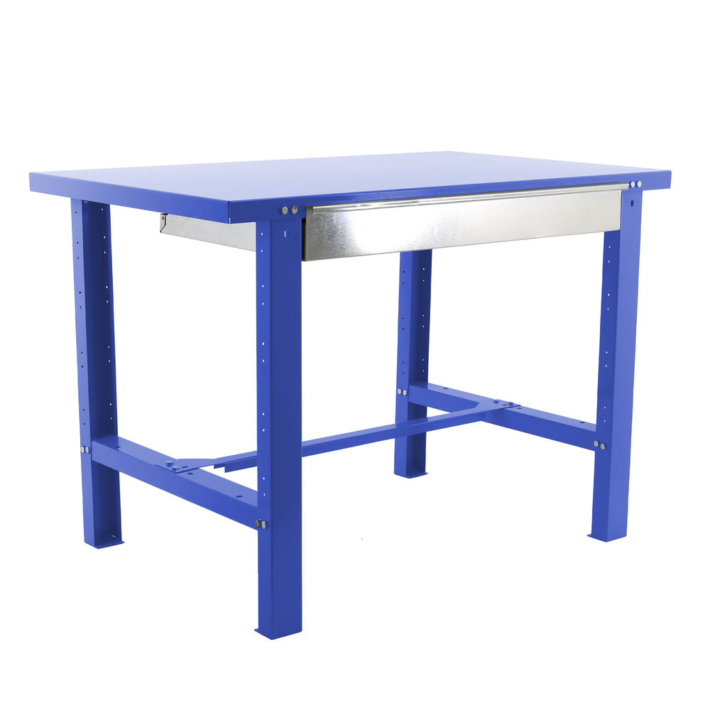 Kit établi Bricolage - 830x1500x730 - 1 niveau Bleu - SIMON RACK - 8435104938508