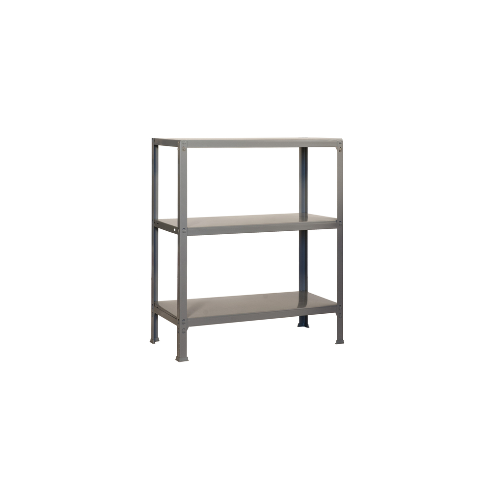 Rayonnage de bureau charge légère sans vis 900x800x360 - 3 niveaux Gris - SIMON RACK - 8435104939338